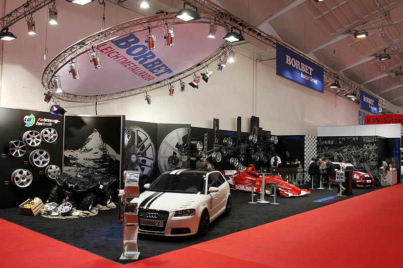 Borbet Leichtmetallrder auf der Essen Motor Show 2007