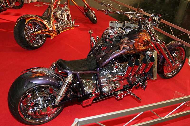 Daytona 2007. The Dragon Slayer, Besitzer: Bruce Vetti und S�hne. Basis: Boss Hoss, 1.100 PS, Wert: 150.00 Dollar