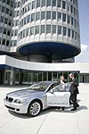 Erich Sixt, Vorstandsvorsitzender der Sixt AG bei der bergabe des BMW Hydrogen 7