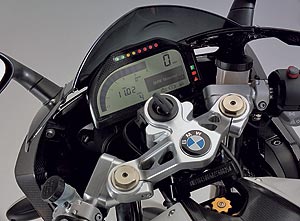 BMW HP2 Sport, 2D Systems Dashboard