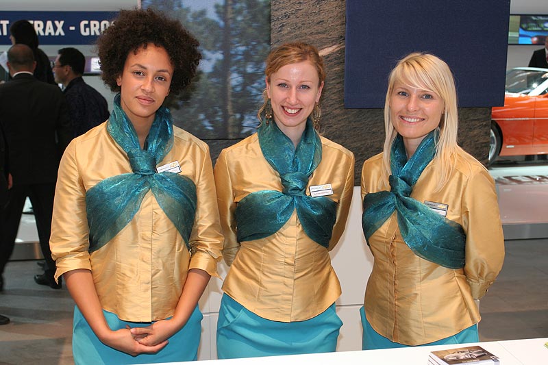 am Stand von Chevrolet