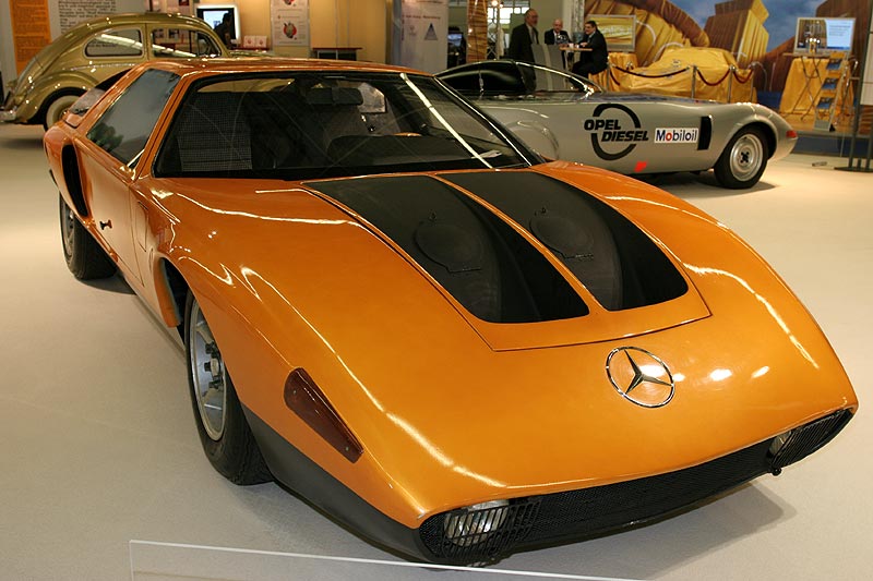 Mercedes-Benz  Rekordwagen C111-IV, Baujahr 1979, 4.820 cccm, V8-Motor, 500 PS, vmax: 400 km/h, 2 Weltrekorde