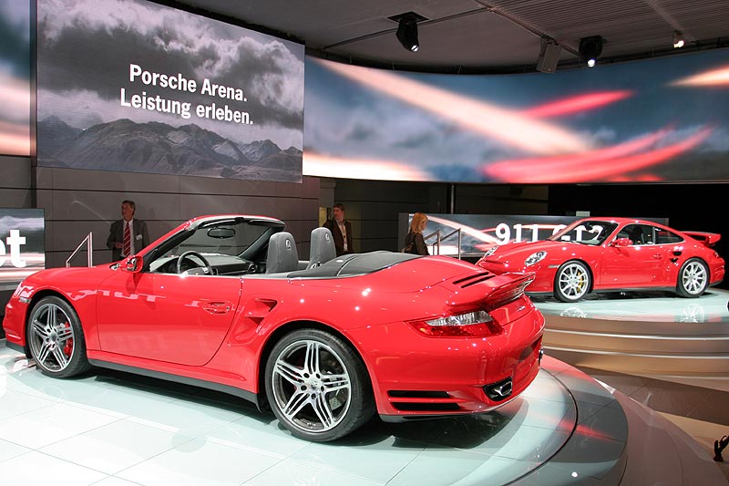 Porsche 911 GT2 Cabrio und Coup auf der IAA 2007