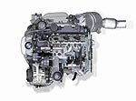 BMW 4-Zylinder-Dieselmotor mit Aluminium Kurbelgehuse und Common Rail Einspritzung 3. Generation