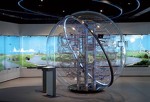 Junior Campus in der BMW Welt - Die Kugelbahn im Campus Portal