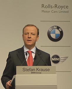 Stefan Krause, Mitglied des Vorstands der BMW AG, Finanzen, Bilanzpressekonferenz BMW Group 2007