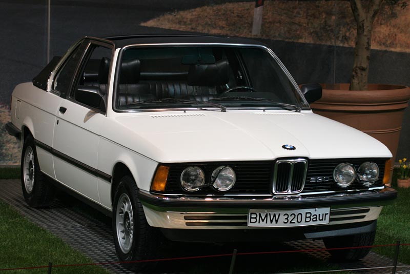 BMW 320 Baur Topcabriolet aus dem Jahr 1980, Stckzahl: 1.686, ehem. Neupreis: 24.998 DM