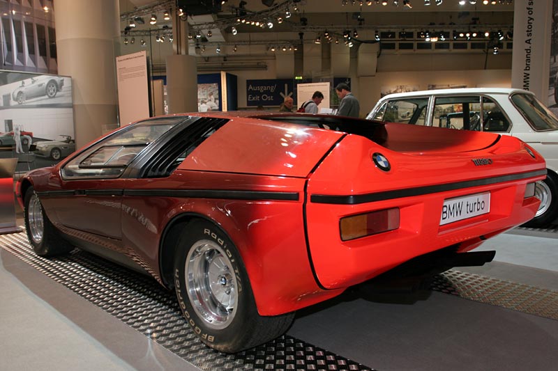 BMW Turbo, prsentiert im Olympiajahr als Stylingstudie und rollendes Versuchtslabor
