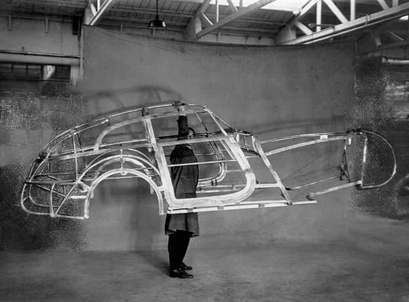 Leichtbau-Gitterohrrahmen der 328 �Mille Miglia� Kamm Rennlimousine, 1939