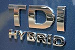 VW Golf TDI Hybrid, Typschild