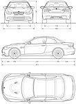 BMW M3 Cabrio, Auenmae, geschlossen