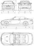 BMW M3 Cabrio, Auenmae, geffnet