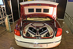 Kofferraum des veredelten VW Phaeton im Showground