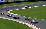 Nick Heidfeld in der Aufwrmrunde zum Grand Prix in Brasilien