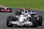 Nick Heidfeld beim F1-Rennen in Sao Paulo, Brasilien