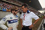 Nick Heidfeld mit Mario Theissen