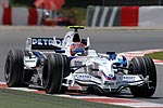 Robert Kubica beim F1-Training in Barcelona