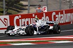 Robert Kubica auf der F1-Rennstrecke in Barcelona