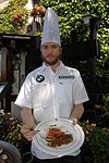Nick Heidfeld mit dem spanischen Traditionsgericht Paella