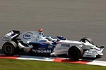 Nick Heidfeld beim F1-Training in Barcelona