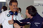Mario Theissen mit Robert Kubica in Barcelona