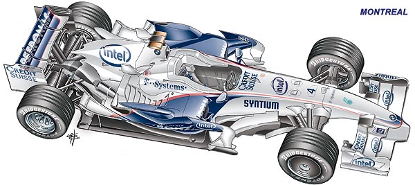 Der BMW Sauber F1.08 in Montreal
