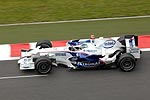 Nick Heidfeld beim freien F1-Training in Magny Cours