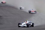 Robert Kubica im Regenrennen von Silverstone