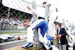 Robert Kubica bei der Zieleinfahrt in Monza/Italien
