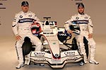 Robert Kubica und Nick Heidfeld am neuen BMW Sauber F1.2008