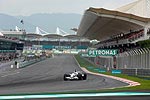 Nick Heidfeld beim F1-Grand Prix in Sepang, Malaysia