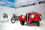 BMW 328 Roadster von 1937 mit einem historischen BMW Motorrad