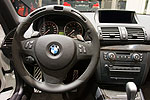 BMW 125i Coup Performance, Cockpit mit speziellem Lenkrad