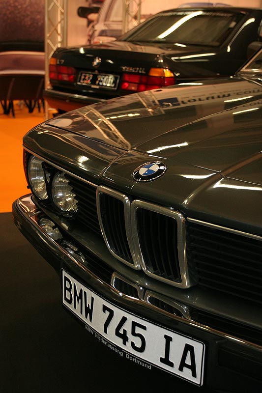 BMW 745iA Executive auf dem 7-forum.com Messestand auf der Techno Classica 2008