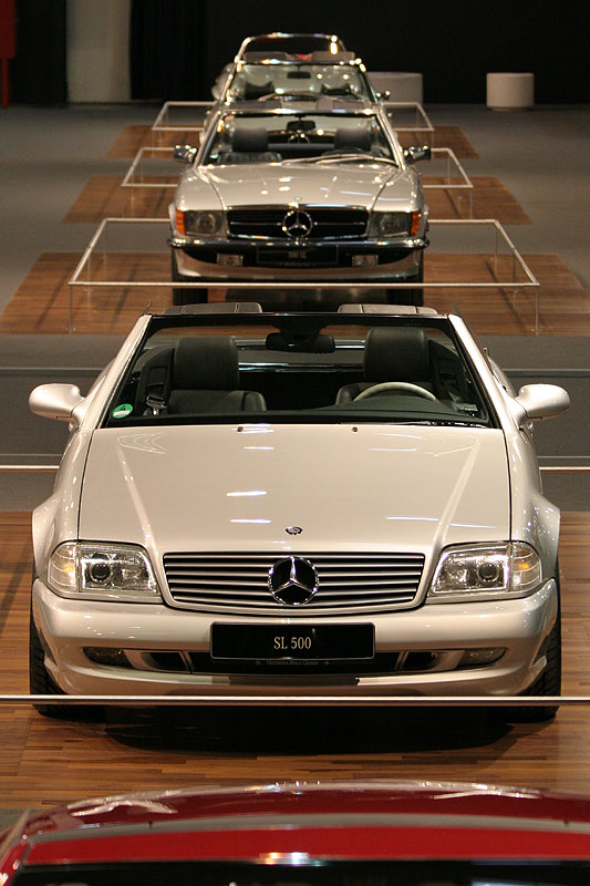 Mercedes SL-Reihe auf der Techno Classica 2008