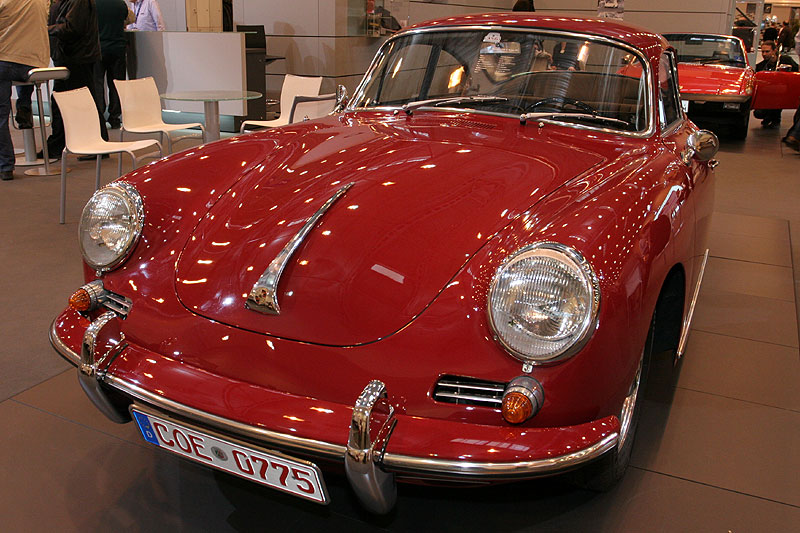 Porsche 356 B Super 90, rubinrot, Baujahr: 1963, 4-Zylinder-Boxer-Motor, 1.582 cccm, 90 PS