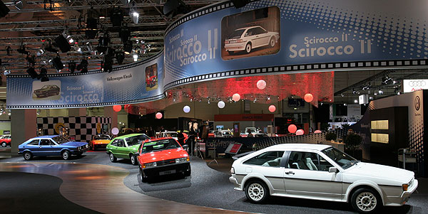 VW Scirocco Ausstellung auf der Techno Classica 2008