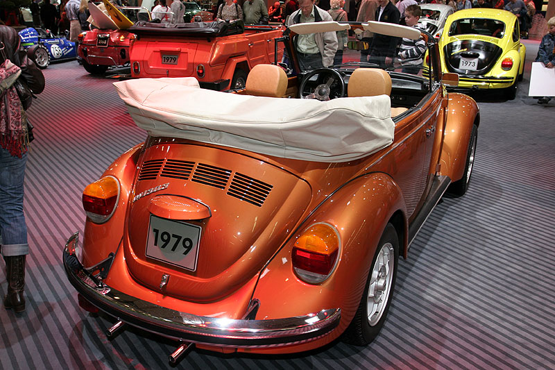 VW 1303 Cabriolet, Baujahr 1979, 4-Zylinder-Boxer-Motor, 37 kW, 930 kg, vmax: 132 km/h