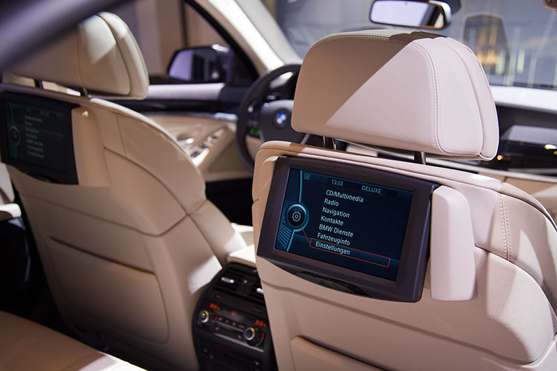 Fond-Entertainment-System im BMW 550i (F10)
