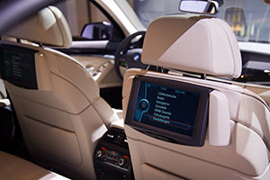 Fond-Entertainment-System im BMW 5er