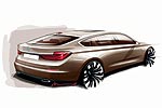 BMW Concept 5 Series Gran Turismo, Design-Skizze