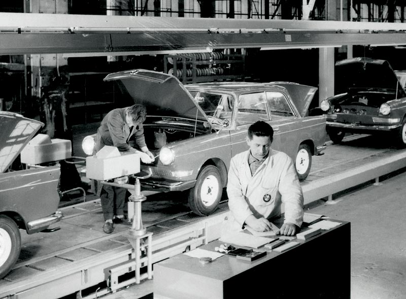  50 Jahre Automobilbau im Werk Mnchen: Produktion BMW 700, ca. 1962