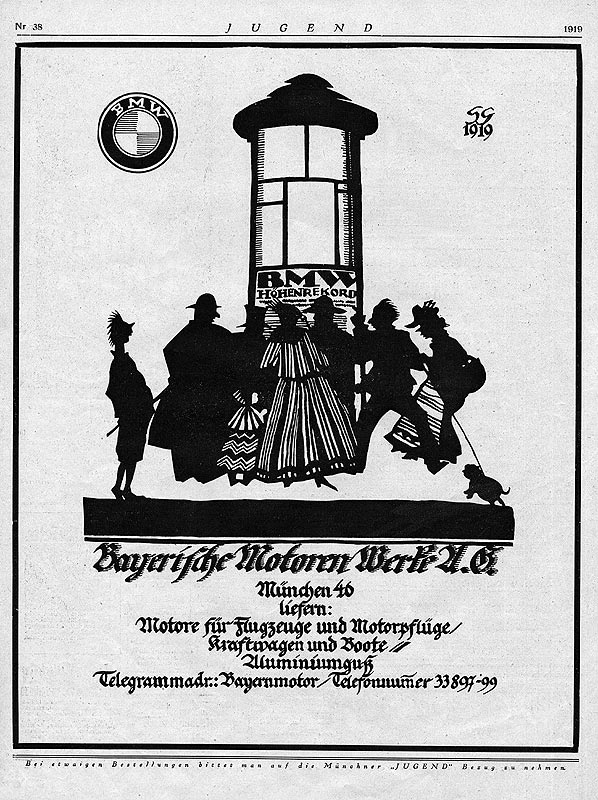 Werbemotiv Bayerische Motoren Werke liefern...