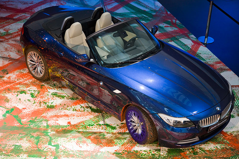 Anlsslich seiner Neuvorstellung wurde der BMW Z4 Roadster und seine Kampagne 'Expression of Joy' im BMW Museum gezeigt