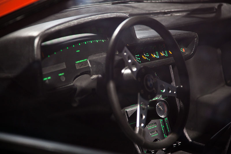 BMW Turbo 1972, mit fahrerorientiertem Cockpit, das 1975 erstmals im BMW 3er ebenfalls zum Einsatz kommt