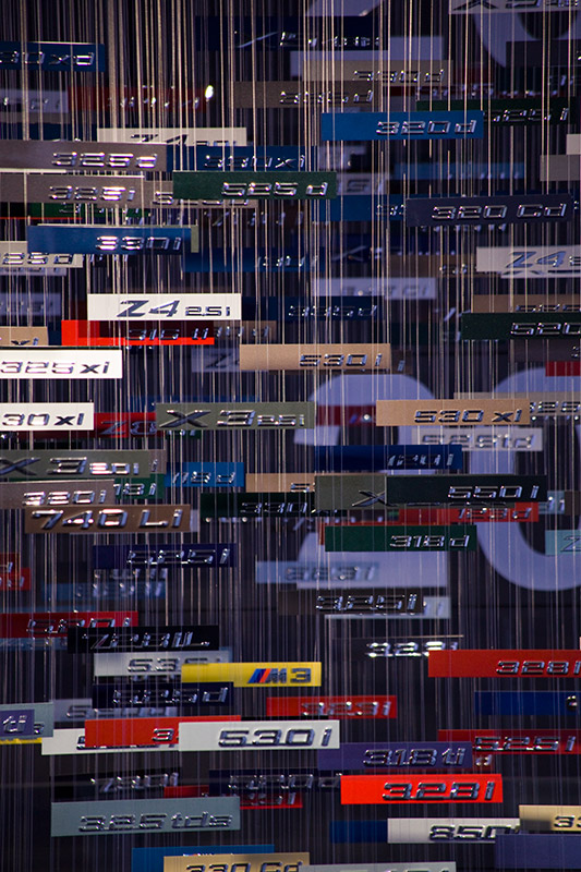 Typschild-Ausstellung