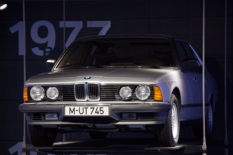 BMW 745i (E23) aus dem Jahr 1977 im BMW Museum