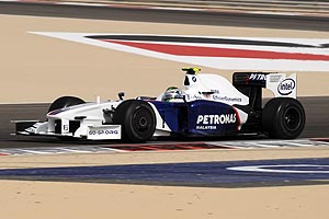 Nick Heidfeld beim F1-Rennen in Bahrain