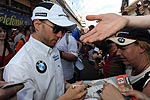 Nick Heidfeld am Donnerstag vor dem Rennen in Spanien