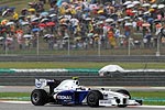 Nick Heidfeld im Regen-Rennen in Sepang
